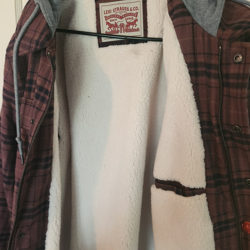Kohl's Plaid Jacket with Sherpa Lining